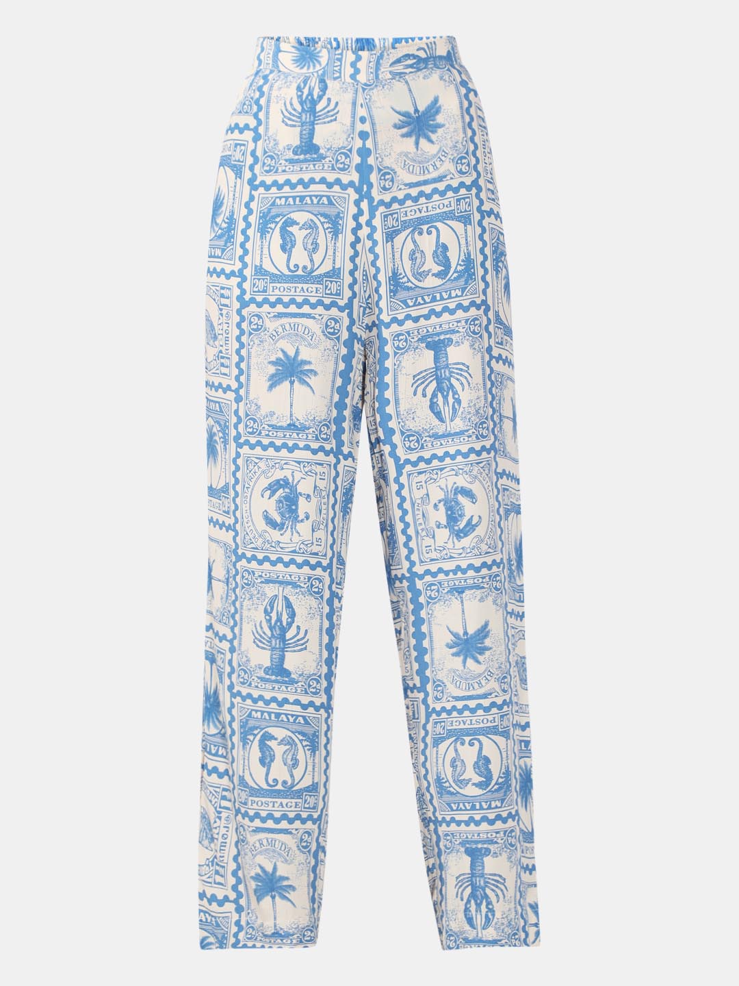 Vero Moda Ecru Printed Co-Ord Set Pants