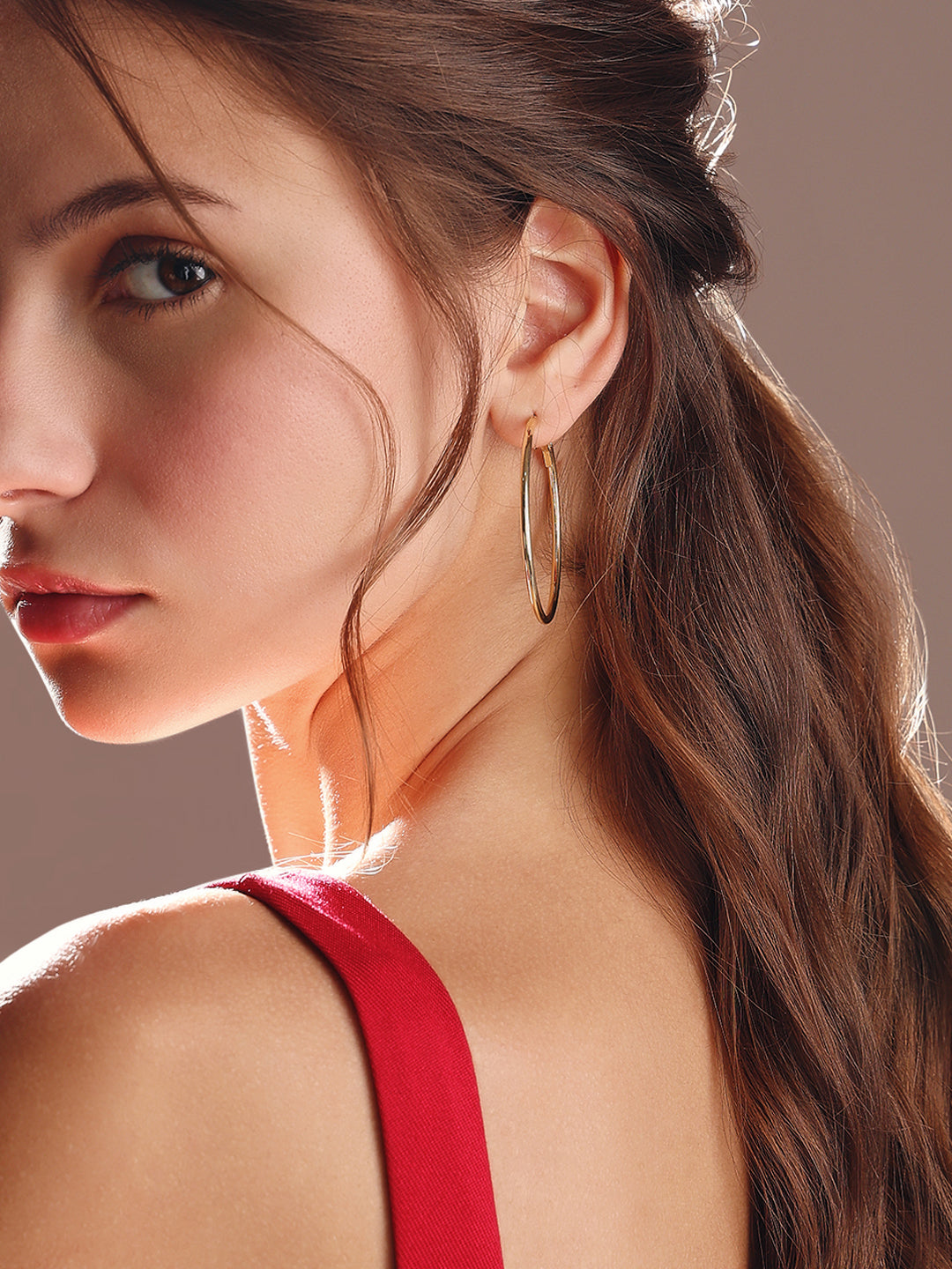 VERO MODA Pack of 3 Golden Hoops - Free Size