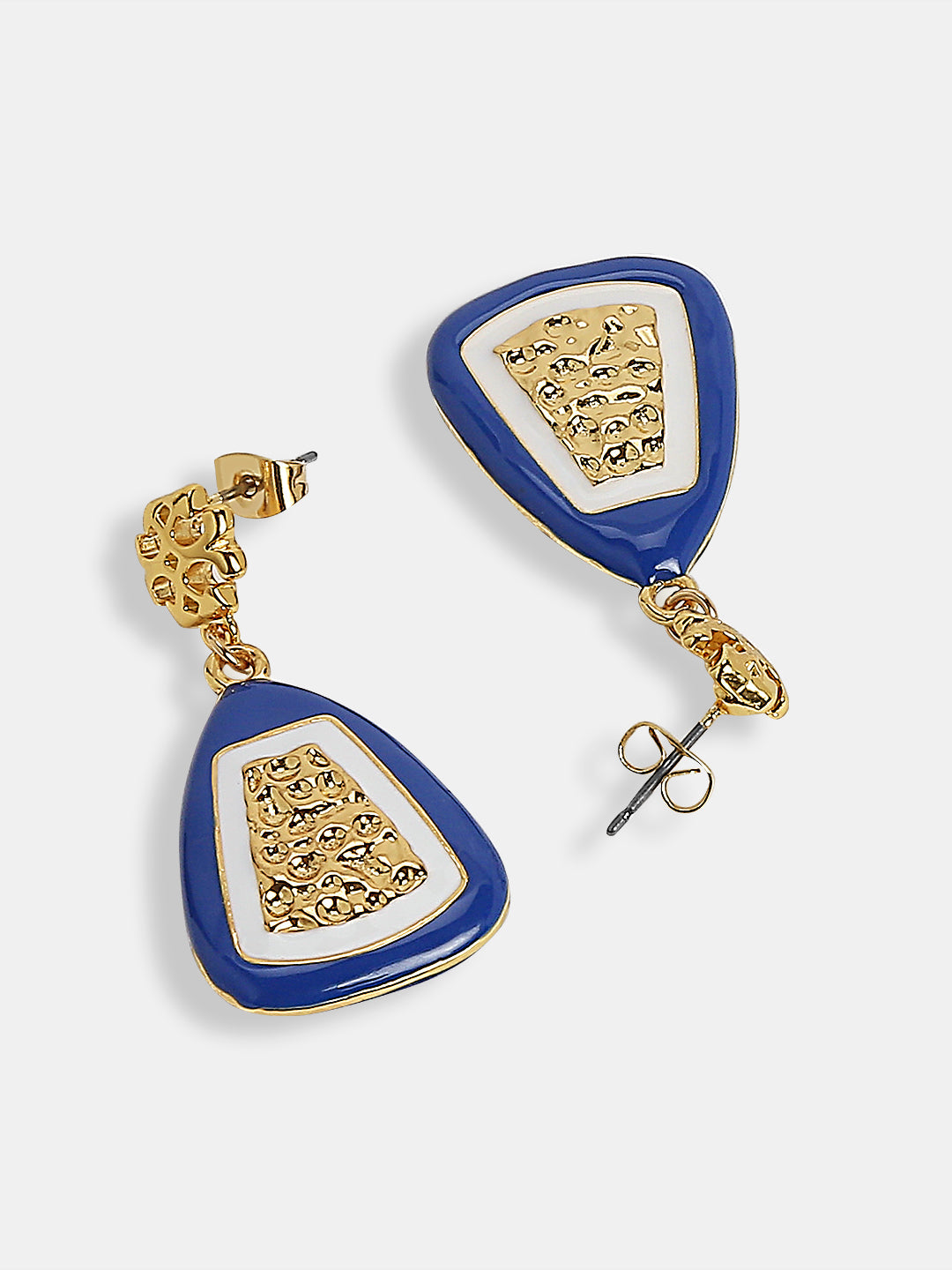 VERO MODA Golden Floral Drop Earrings