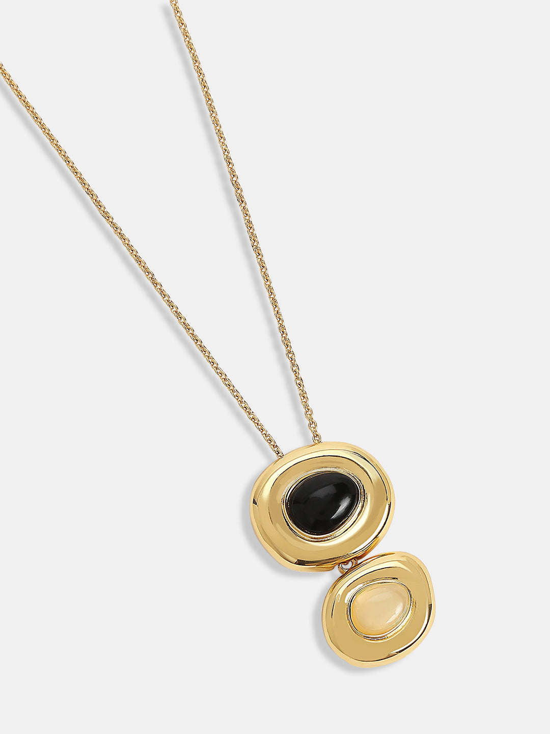 VERO MODA Golden Dual Pendant Necklace