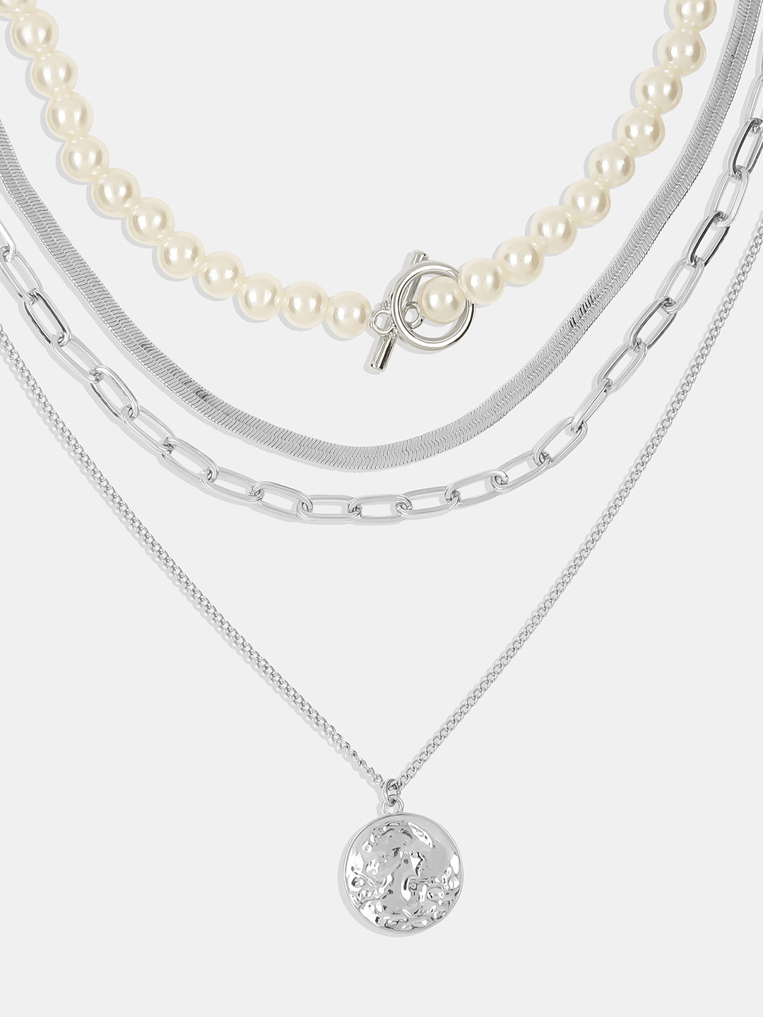 VERO MODA Silver Layered Necklace