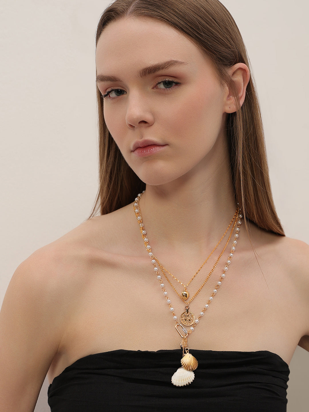 Golden Layered Necklace