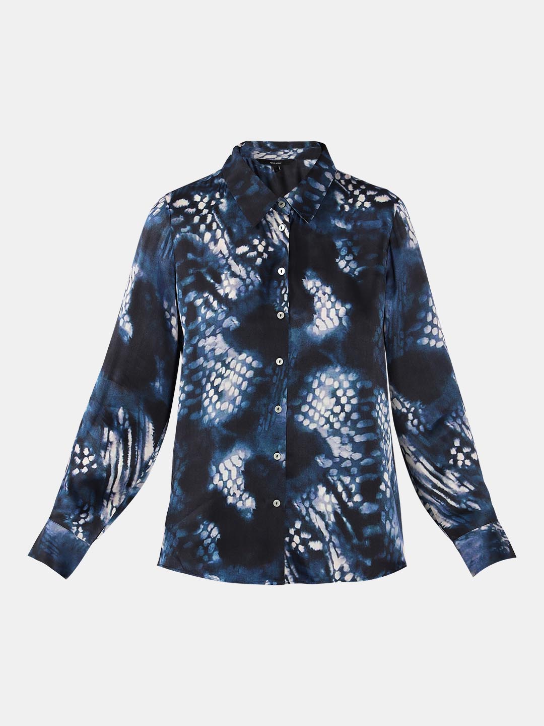 Vero Moda Navy Blue Printed Shirt