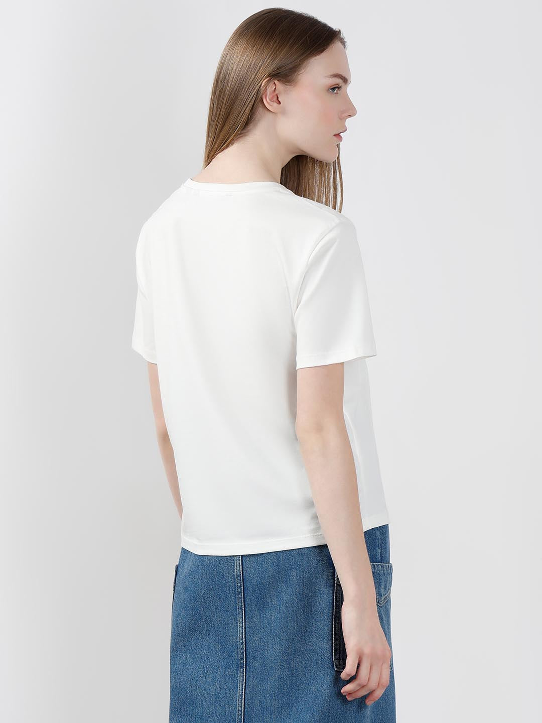 VERO MODA White Printed T-shirt