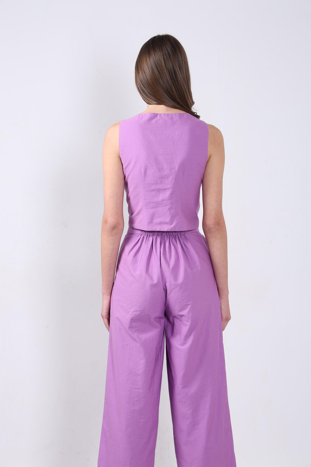 Vero Moda Lavender Embroidered Waistcoat