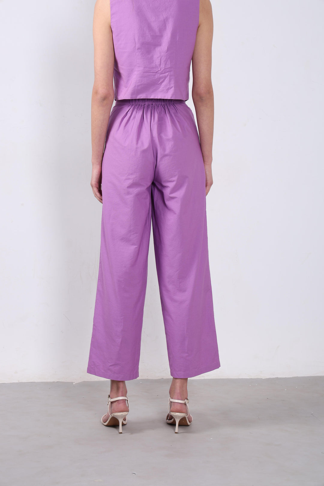 Vero Moda Lavender Embroidered Pants