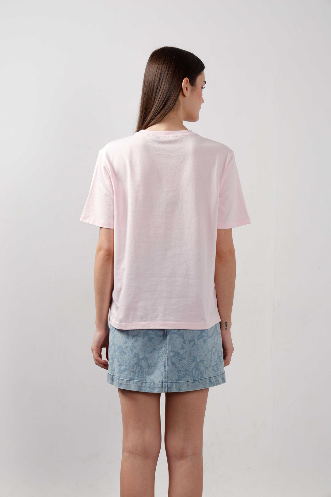 Vero Moda Light Pink 3D Print T-Shirt