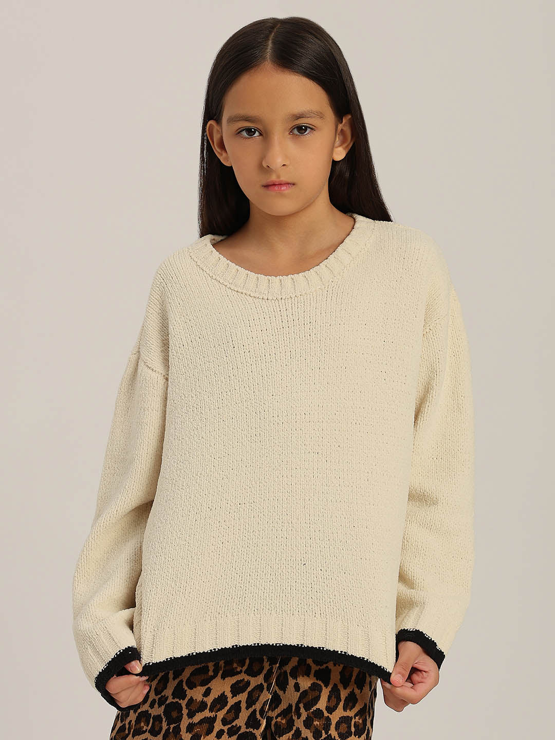 GIRLS O-Neck Pullover