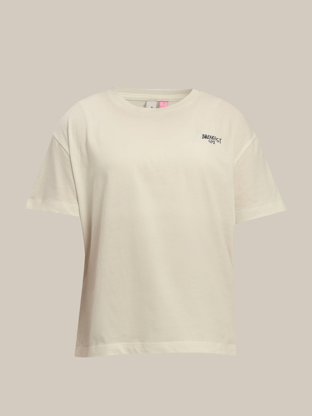 GIRL White Printed T-shirt