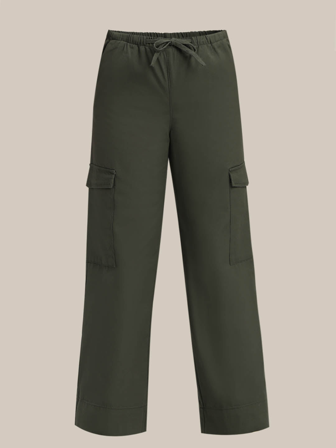 GIRLS Olive Green Cargo Pants