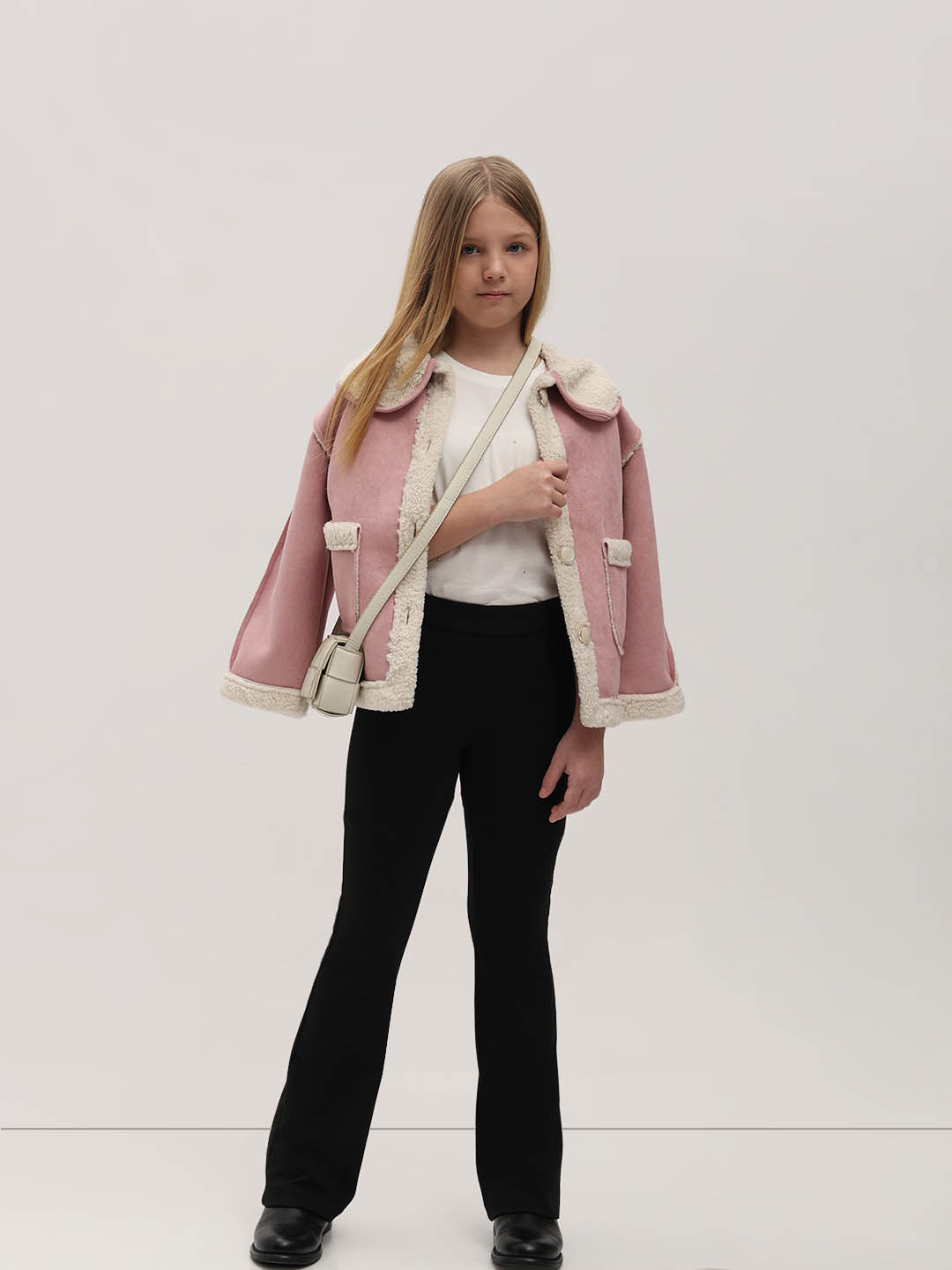 GIRLS Black Flared Pants