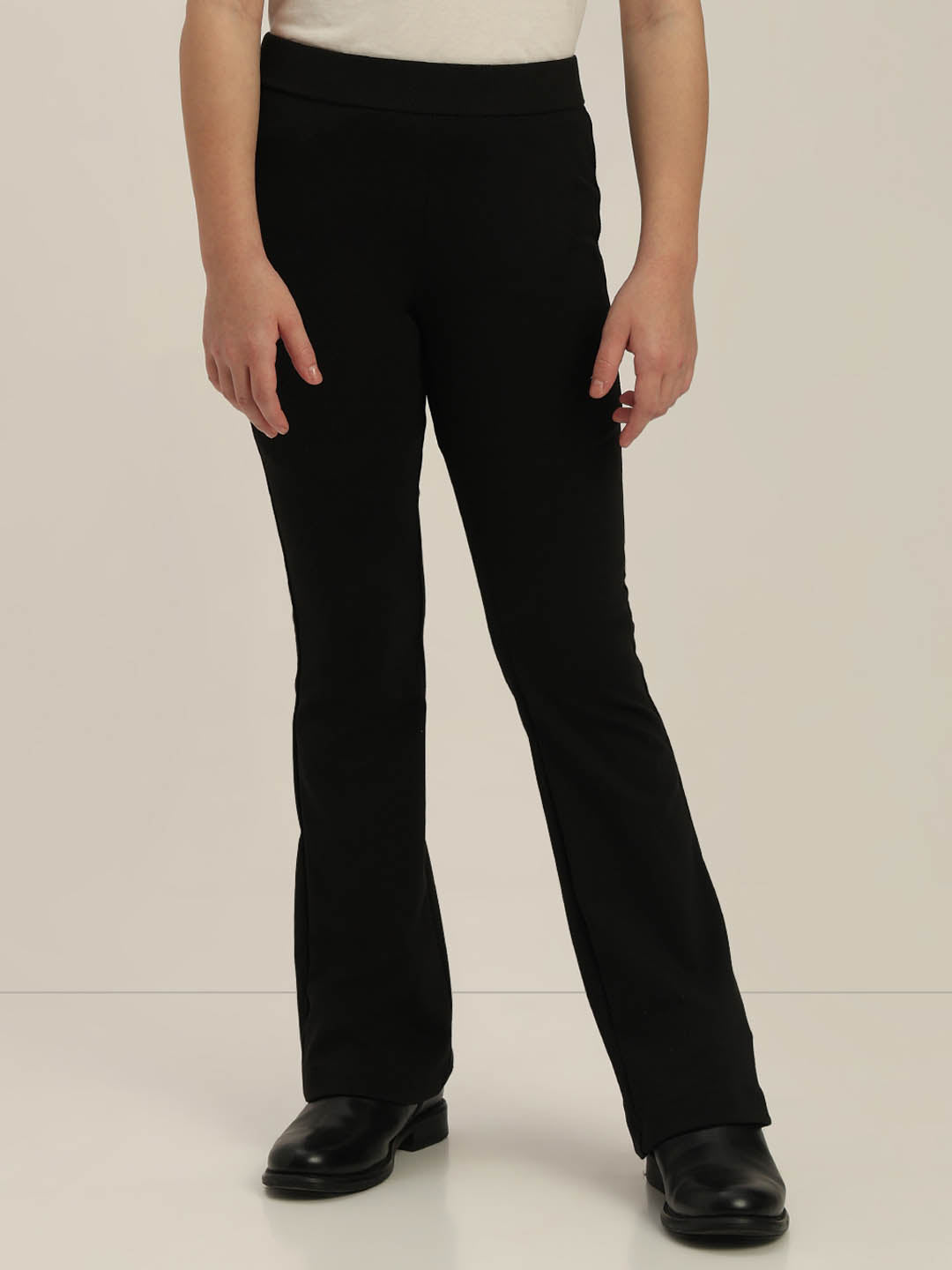 GIRLS Black Flared Pants