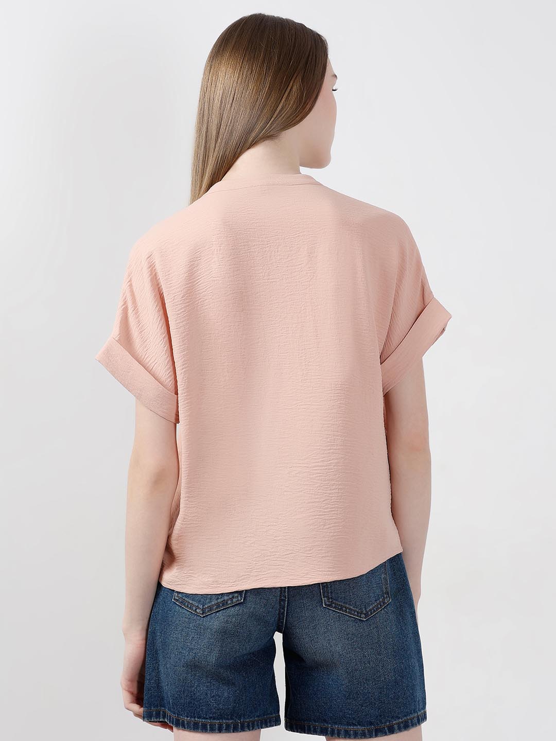 Vero Moda Pink Short Sleeves Top