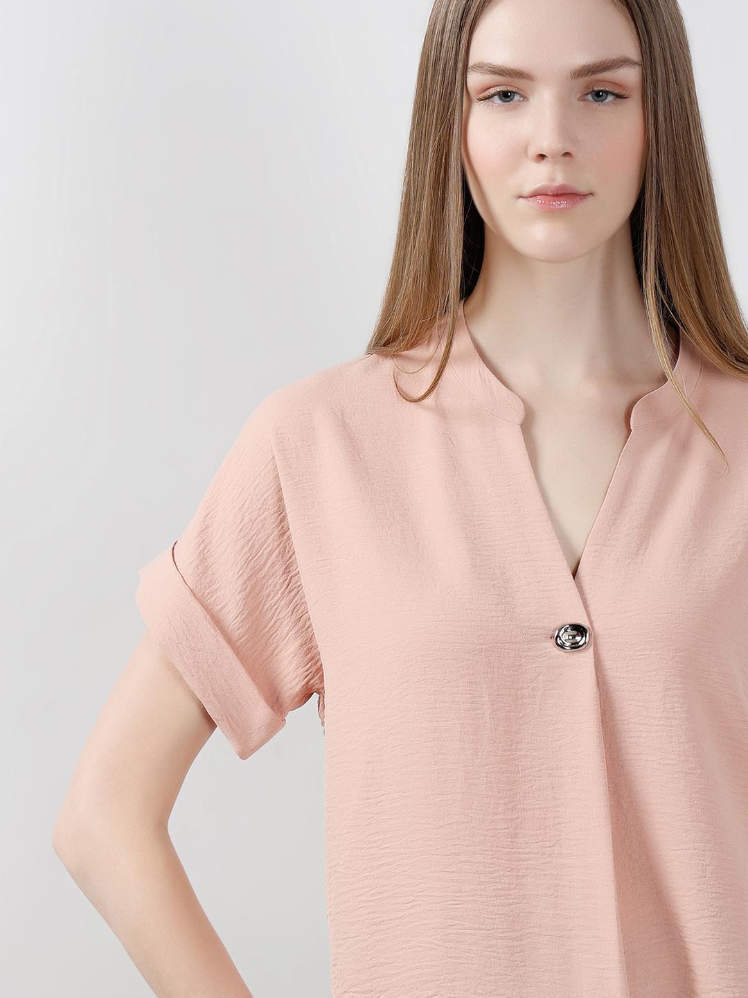 Vero Moda Pink Short Sleeves Top