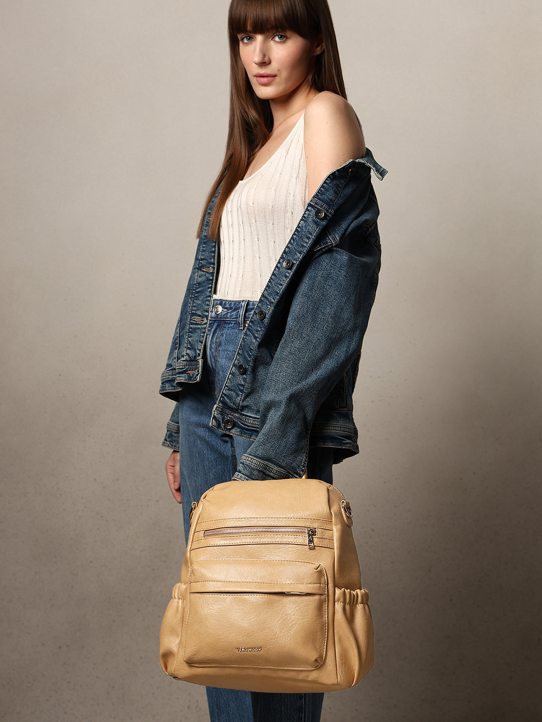 Tan Backpack