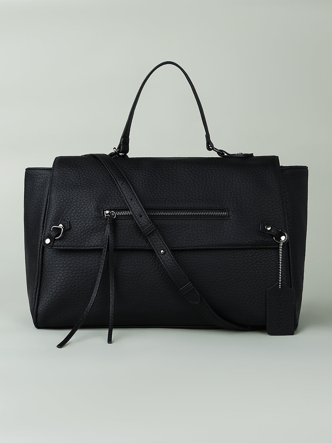 Jet Black Satchel