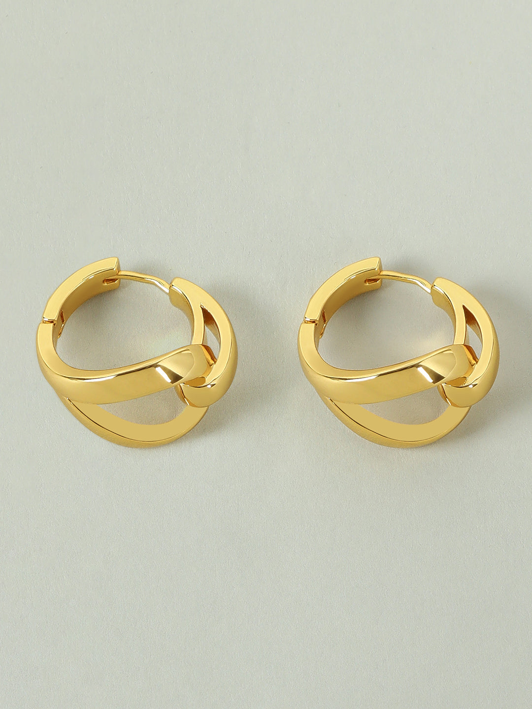 Golden Hoop Earrings
