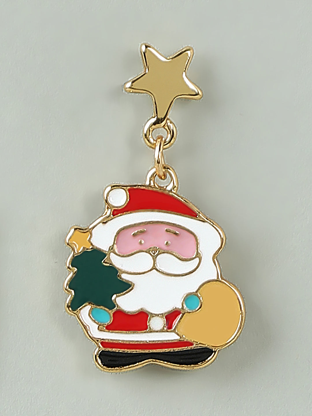 Multi-Colour Santa Earrings