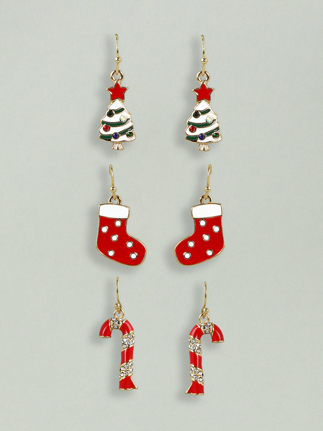 Pack of 3 Christmas Earrings
