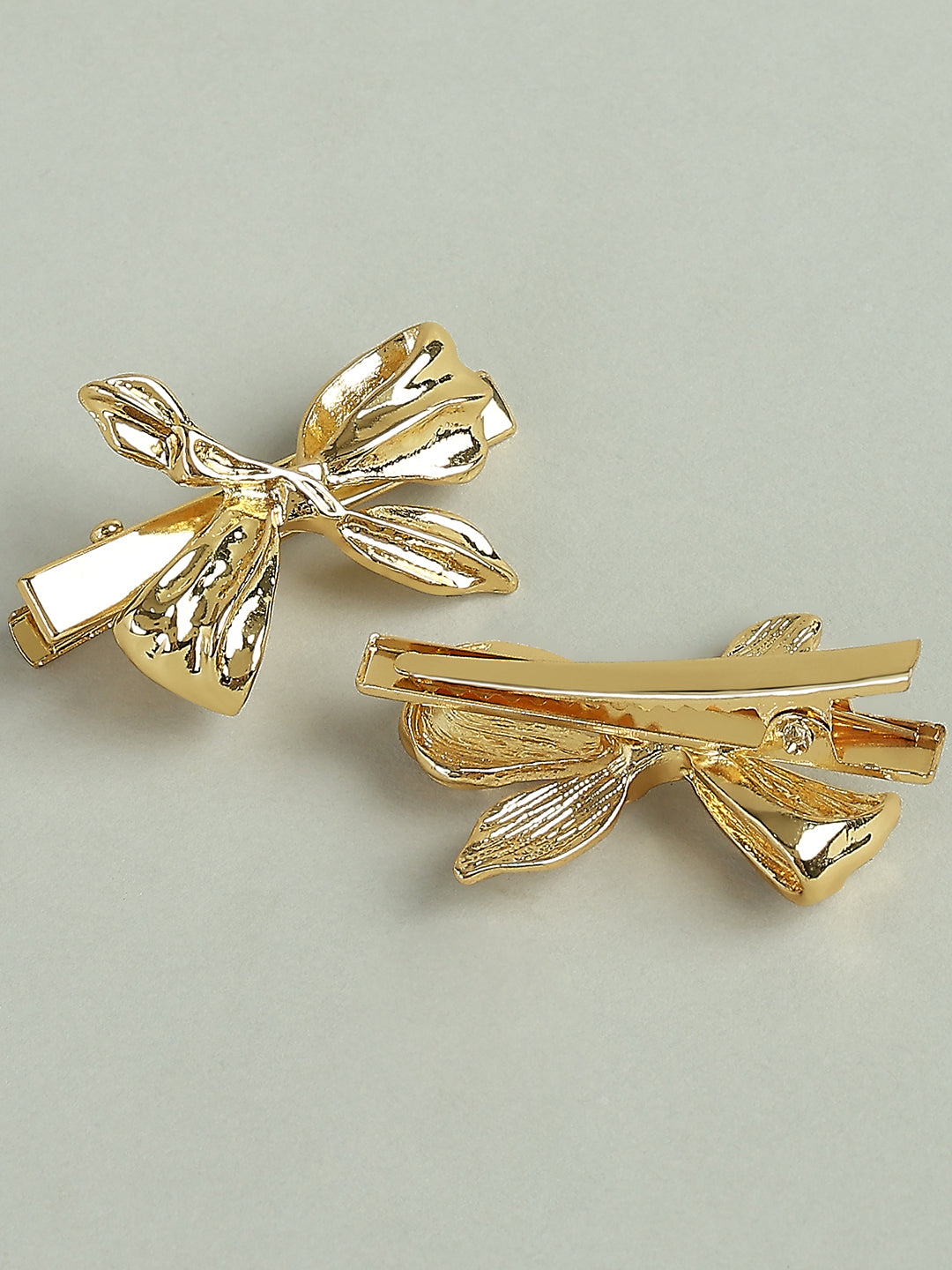 Golden Bow Shaped Hairclip