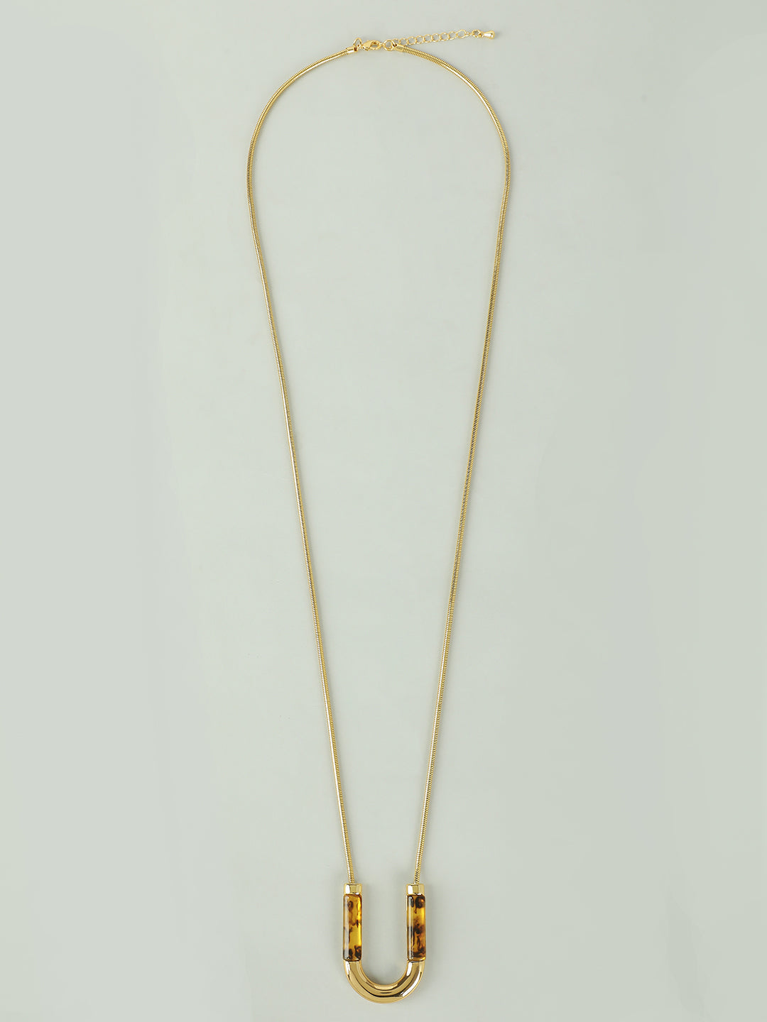 Resin U Shaped Necklace