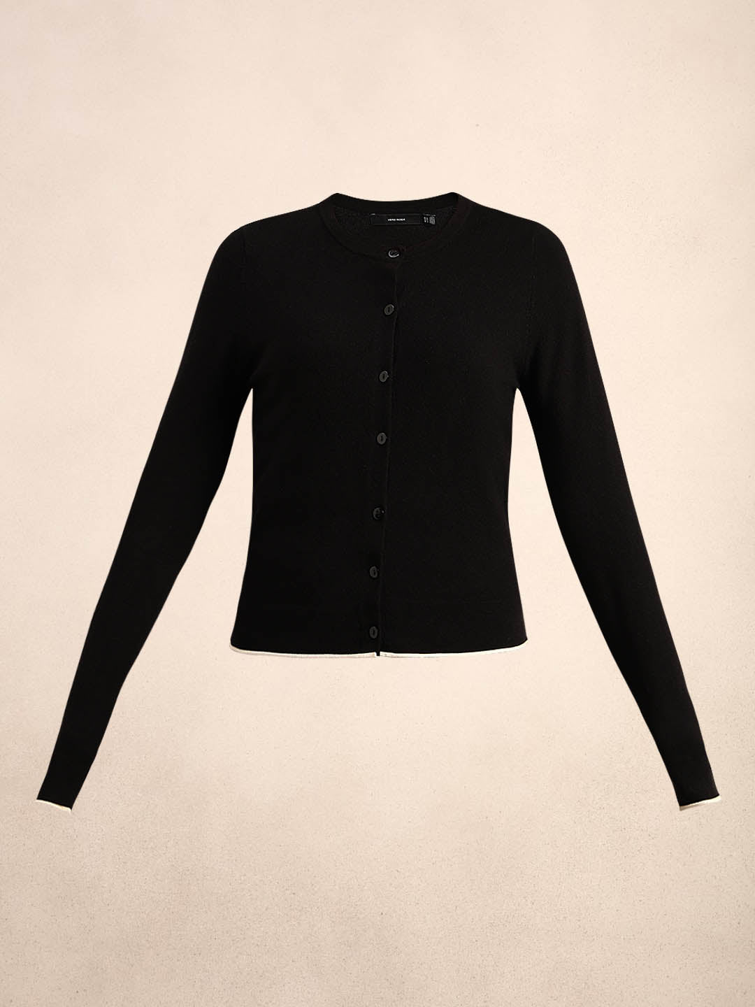 Button-Up O-Neck Cardigan