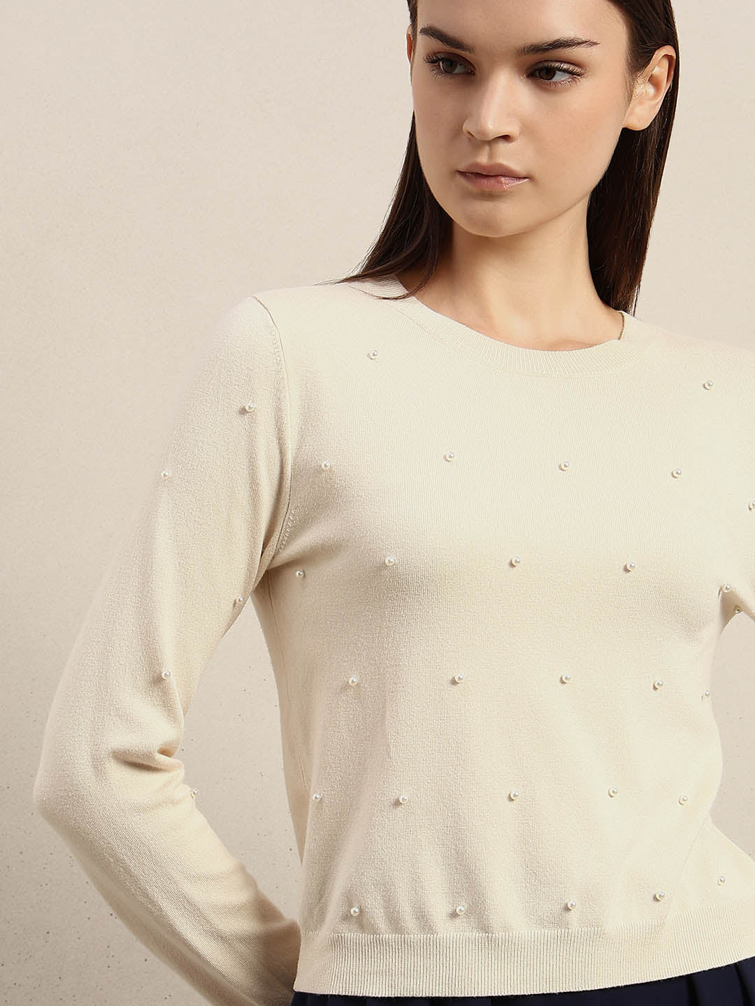 Pearl Embellished Pullover