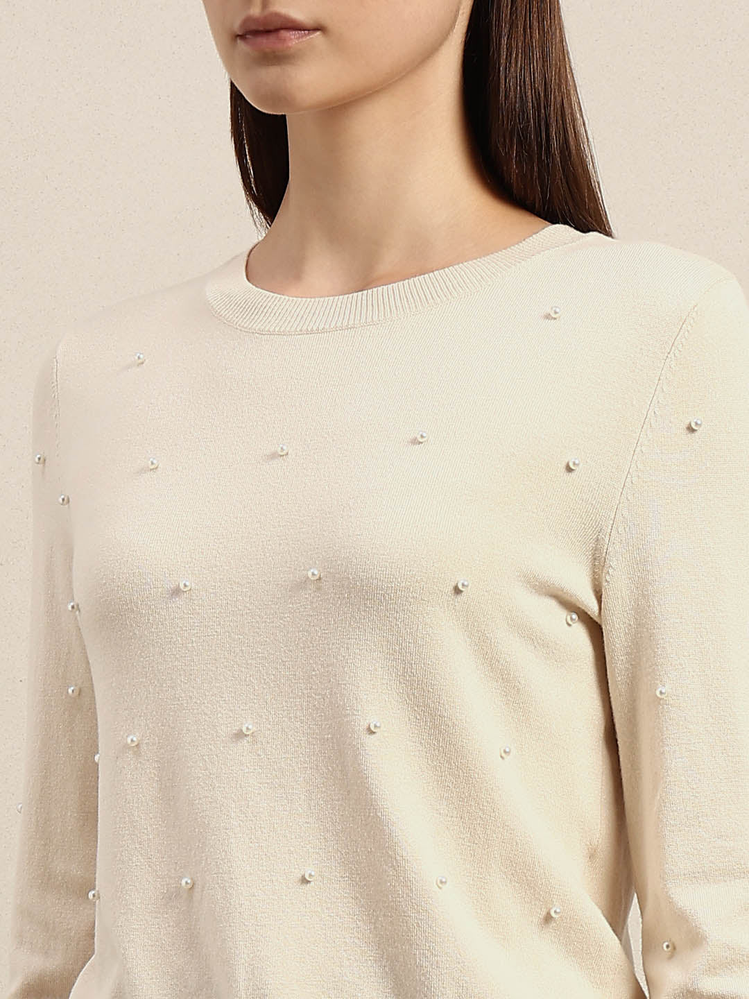 Pearl Embellished Pullover