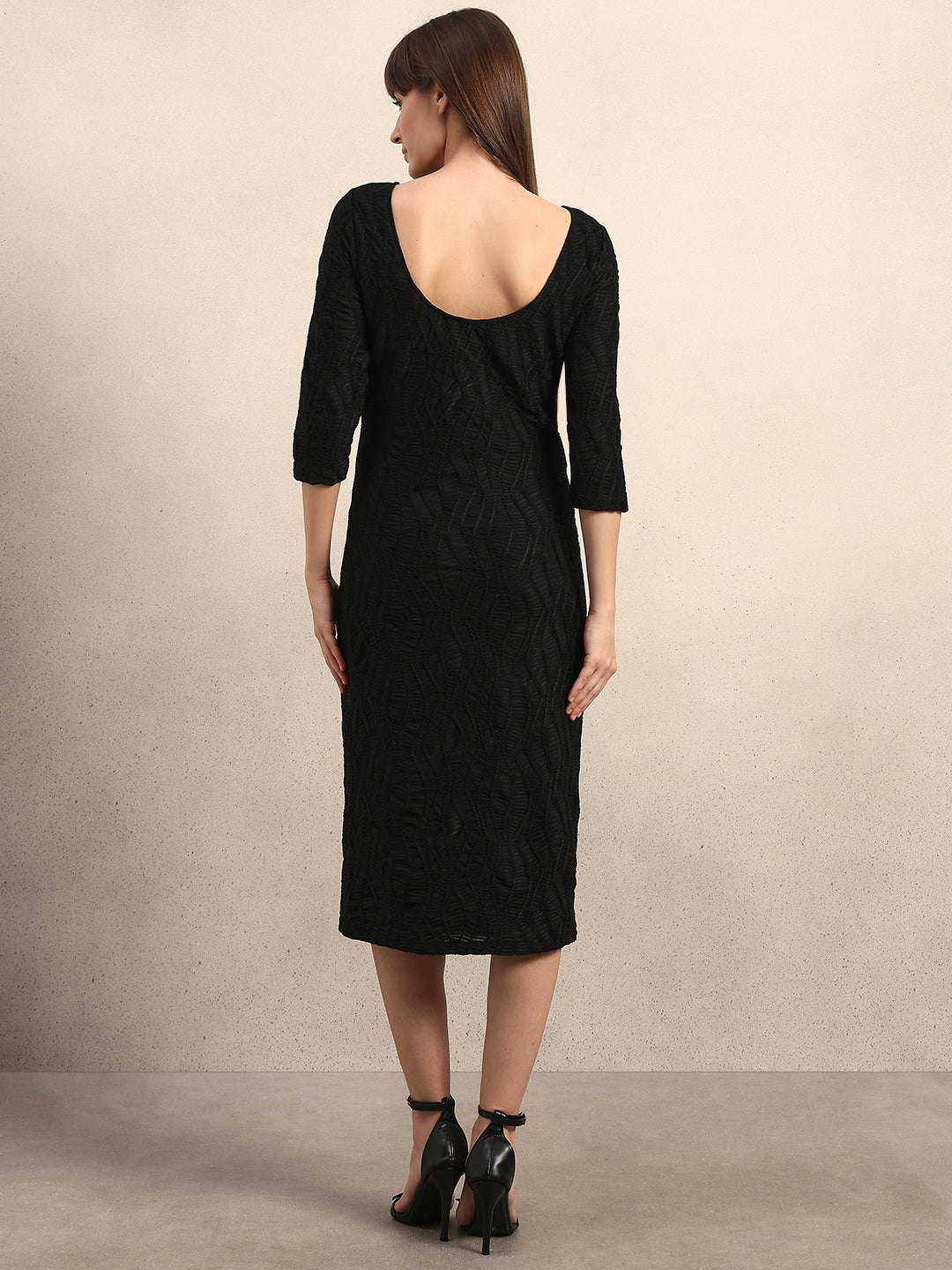 Self-Design Bodycon Midi Dress