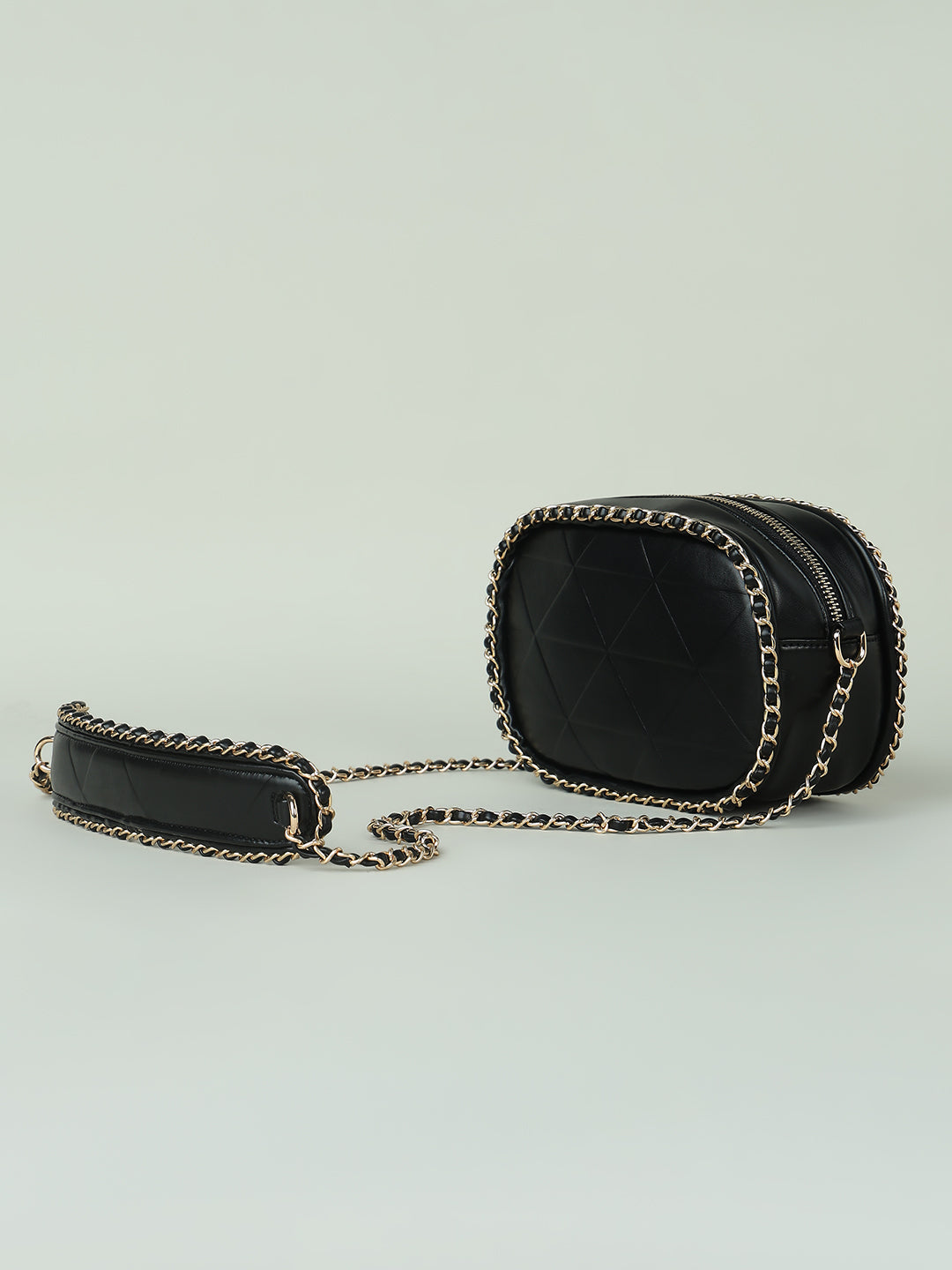 Black & Golden Sling Bag