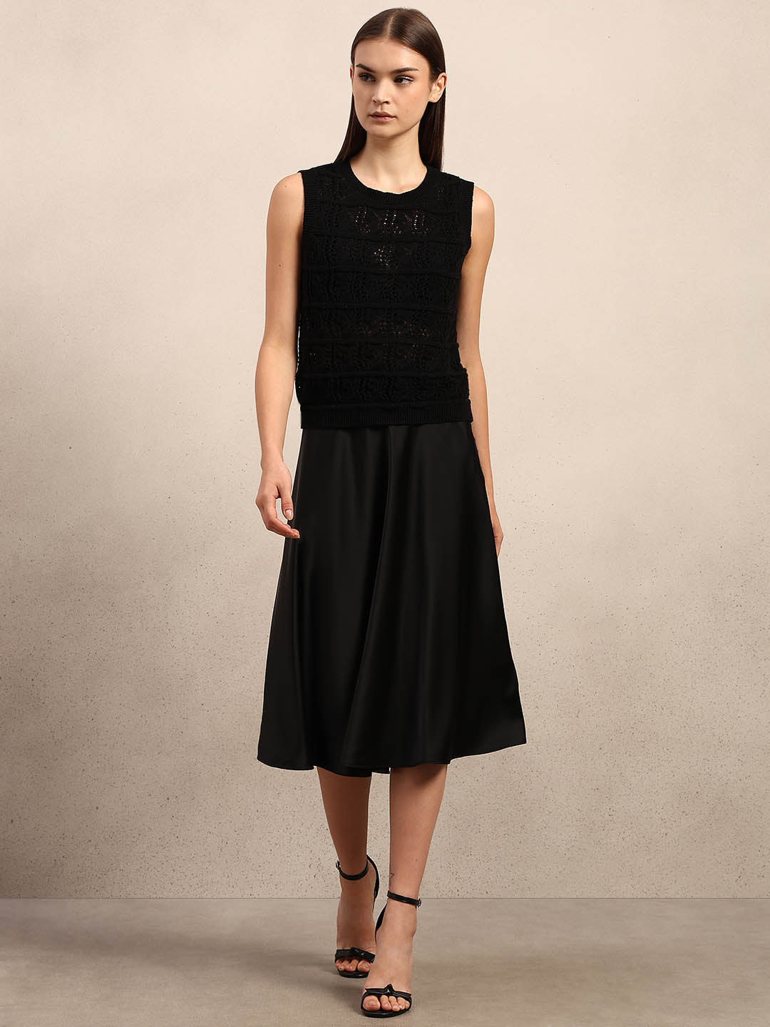 O-Neck Knitted Sleeveless Pullover