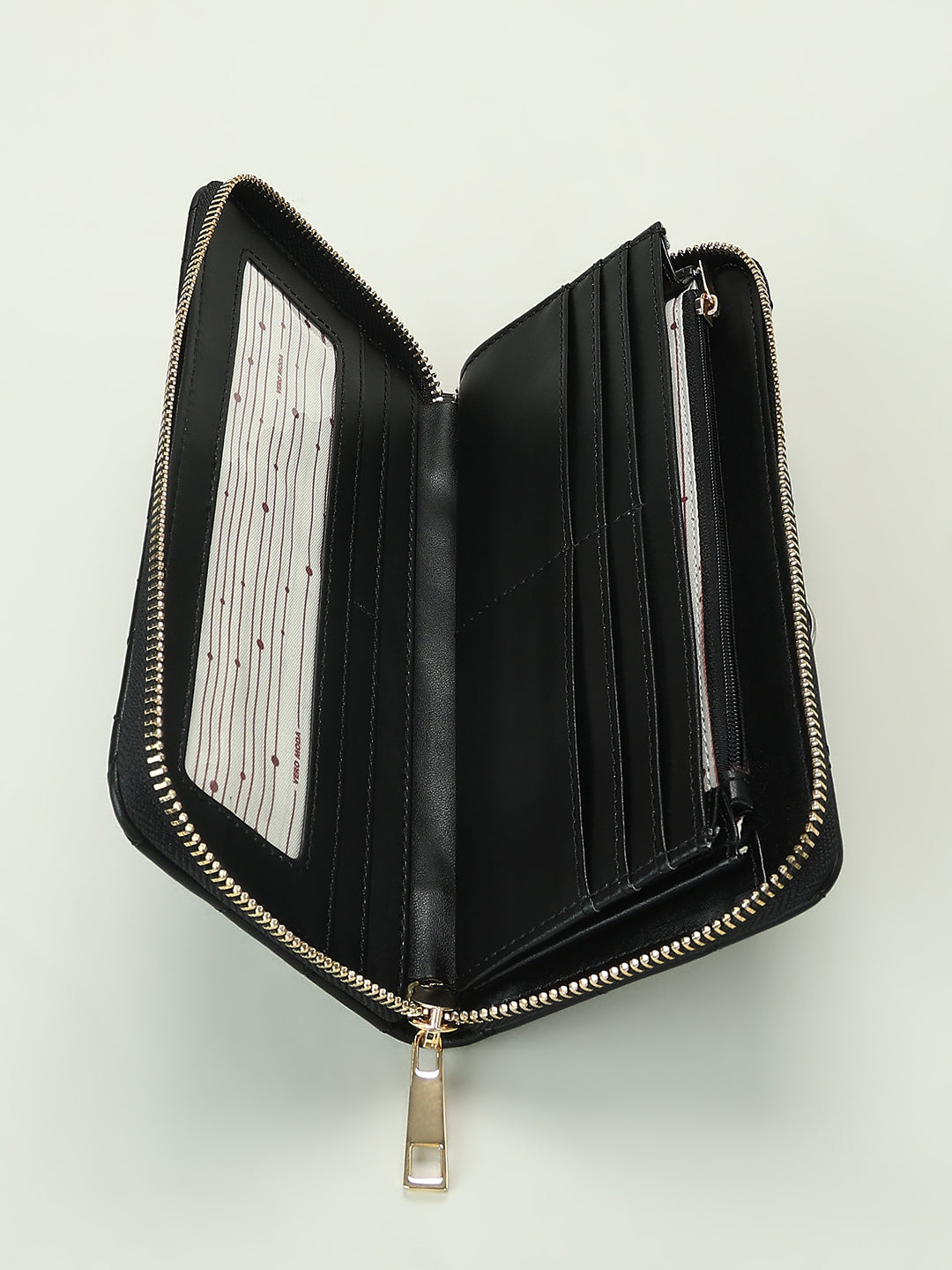 Quilted Black Wallet