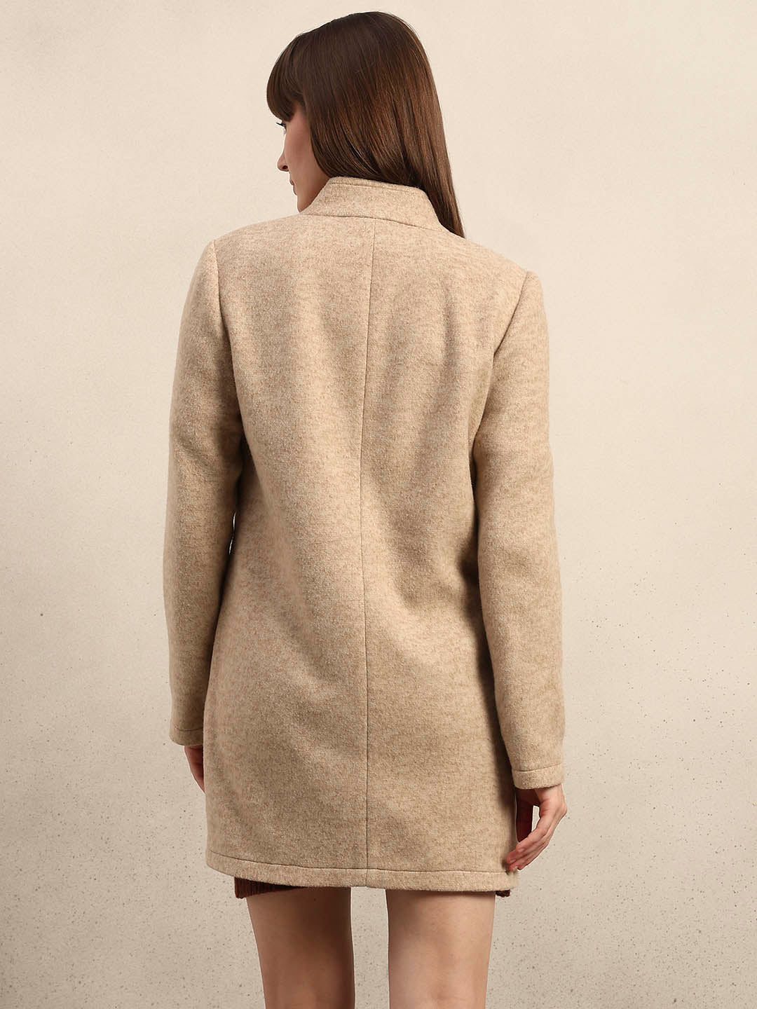 Brushed Beige Coat
