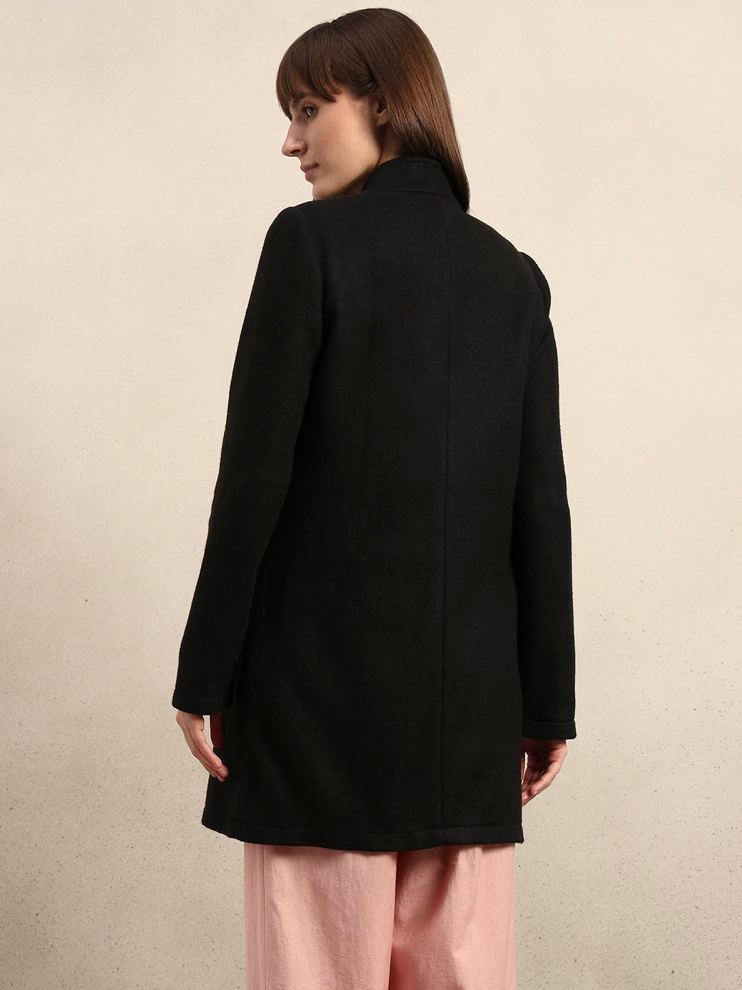 Brushed Longline Coat