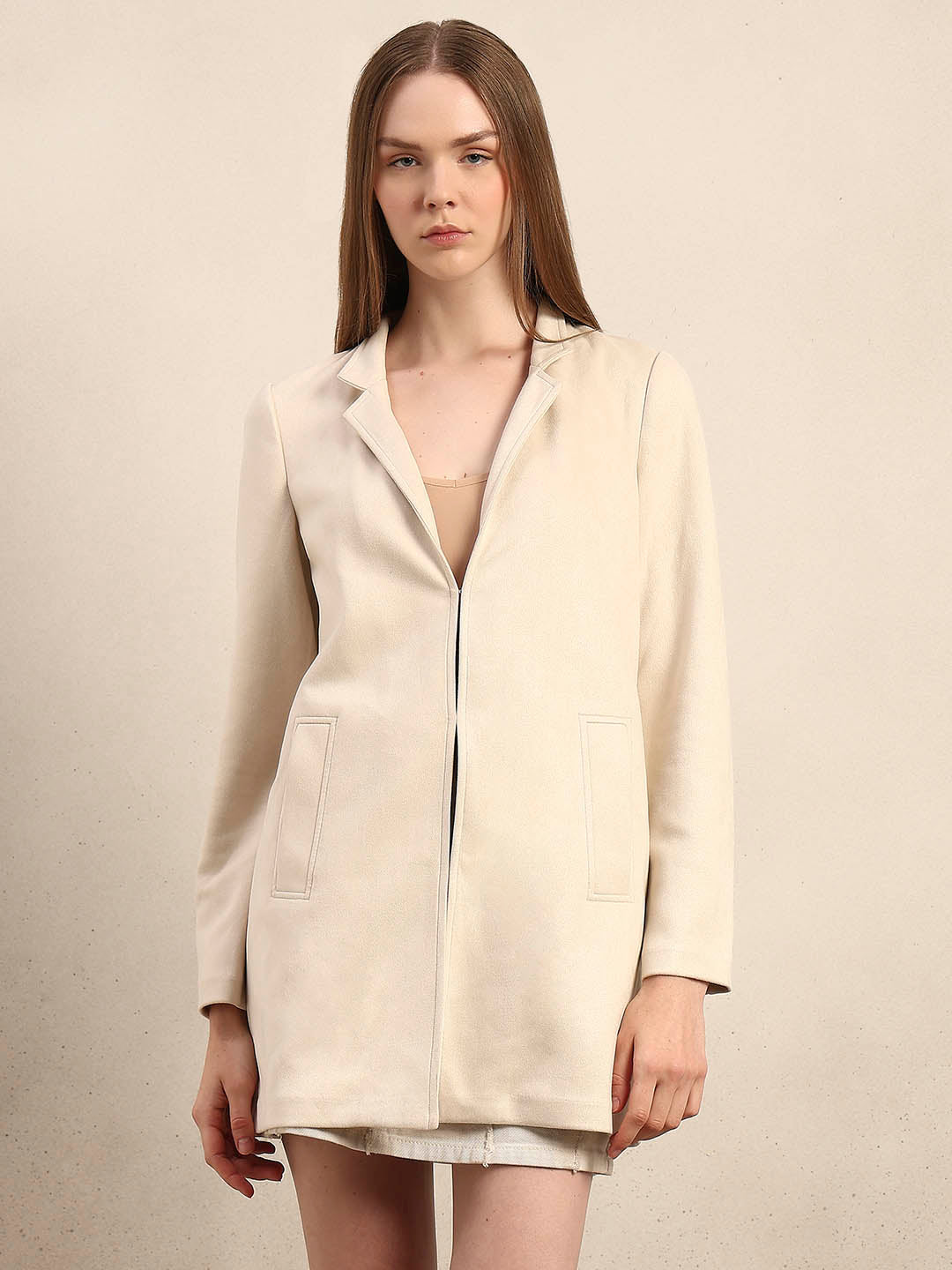 Long V-Neck Jacket