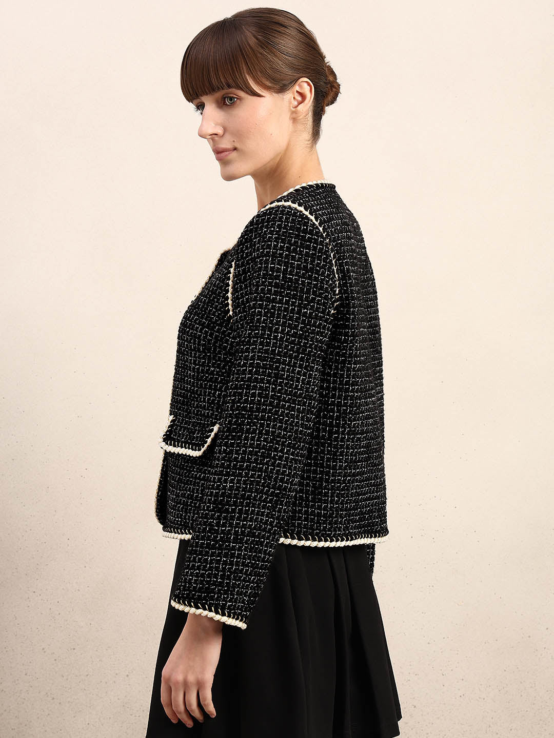 CLASSIC TWEED BLOUSON ブラック MP000000029267108_1348Wx2000H_