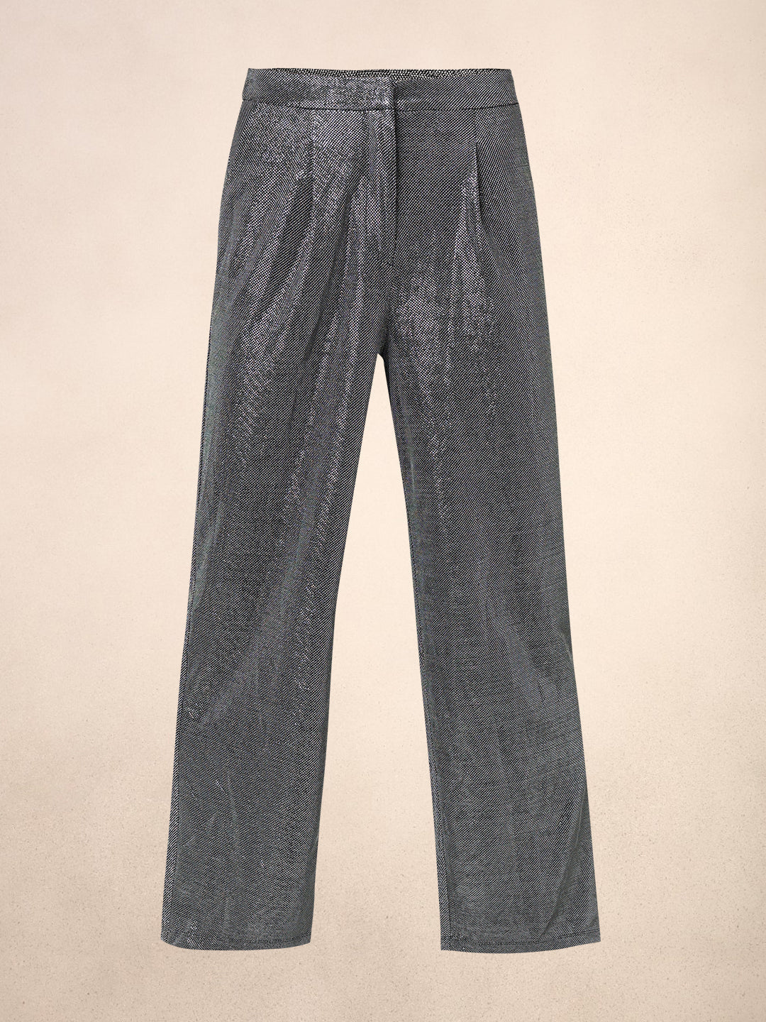 Self-Design Straight Fit Pants