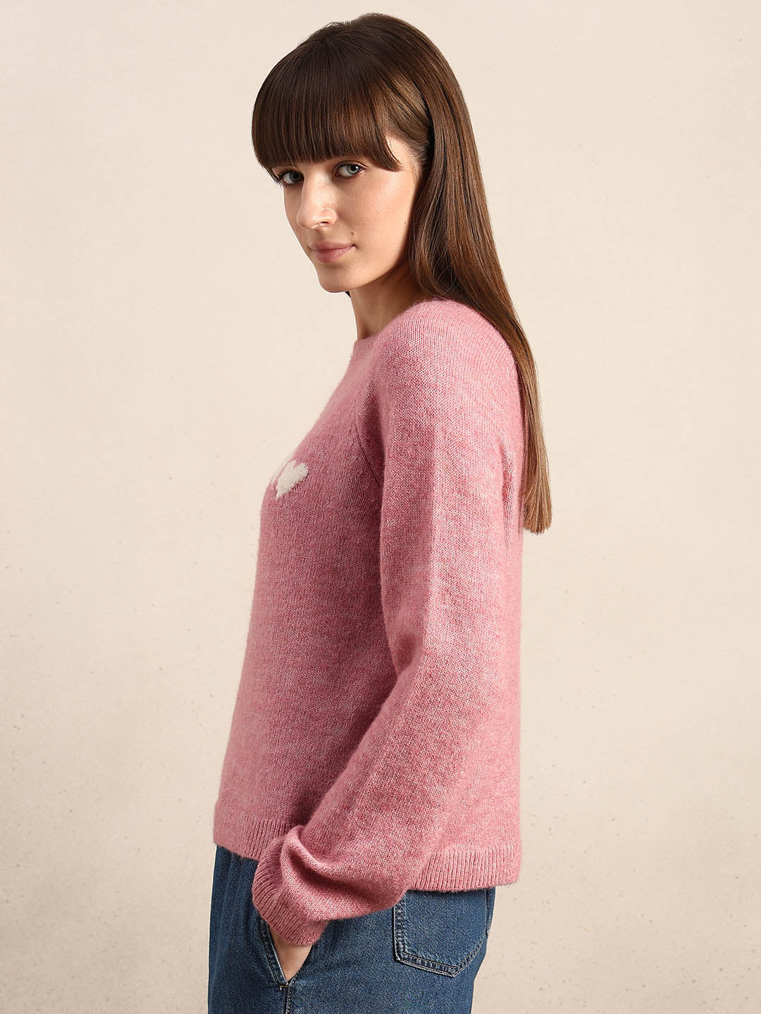 p(R)ojectR® Heart P knit 即完売品 L OY】HEART STITCH DESTROYED