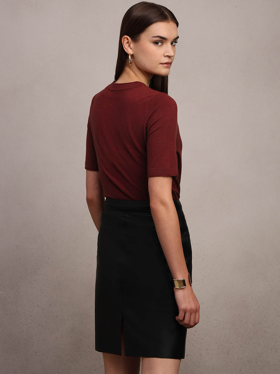 Short Sleeves O-Neck Pullover