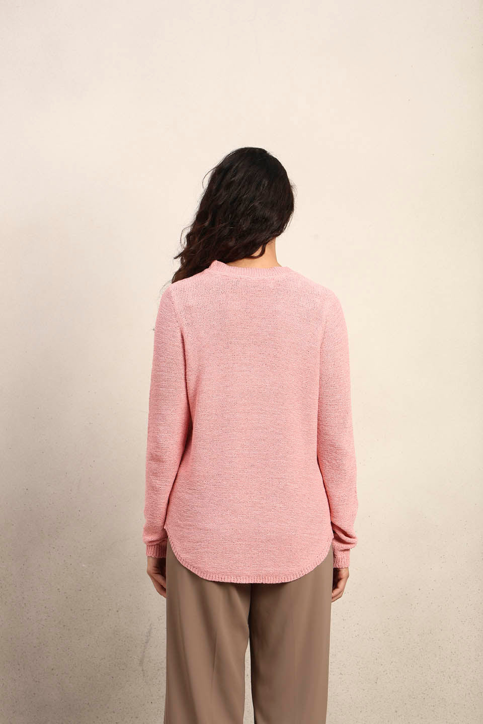 Pink Knitted Pullover