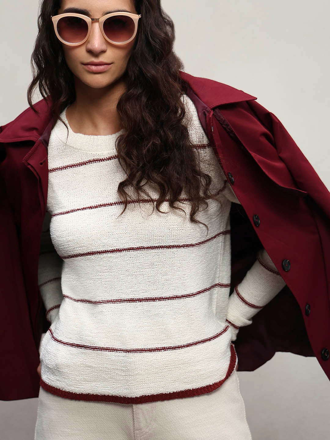 Striped Knitted Pullover