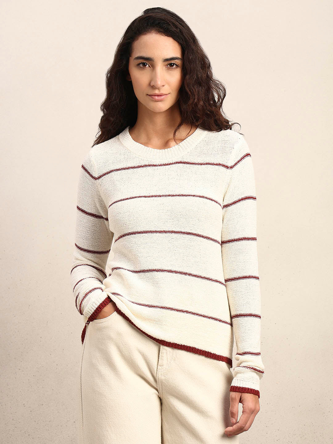 Striped Knitted Pullover