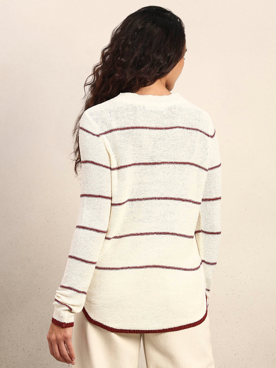 Striped Knitted Pullover