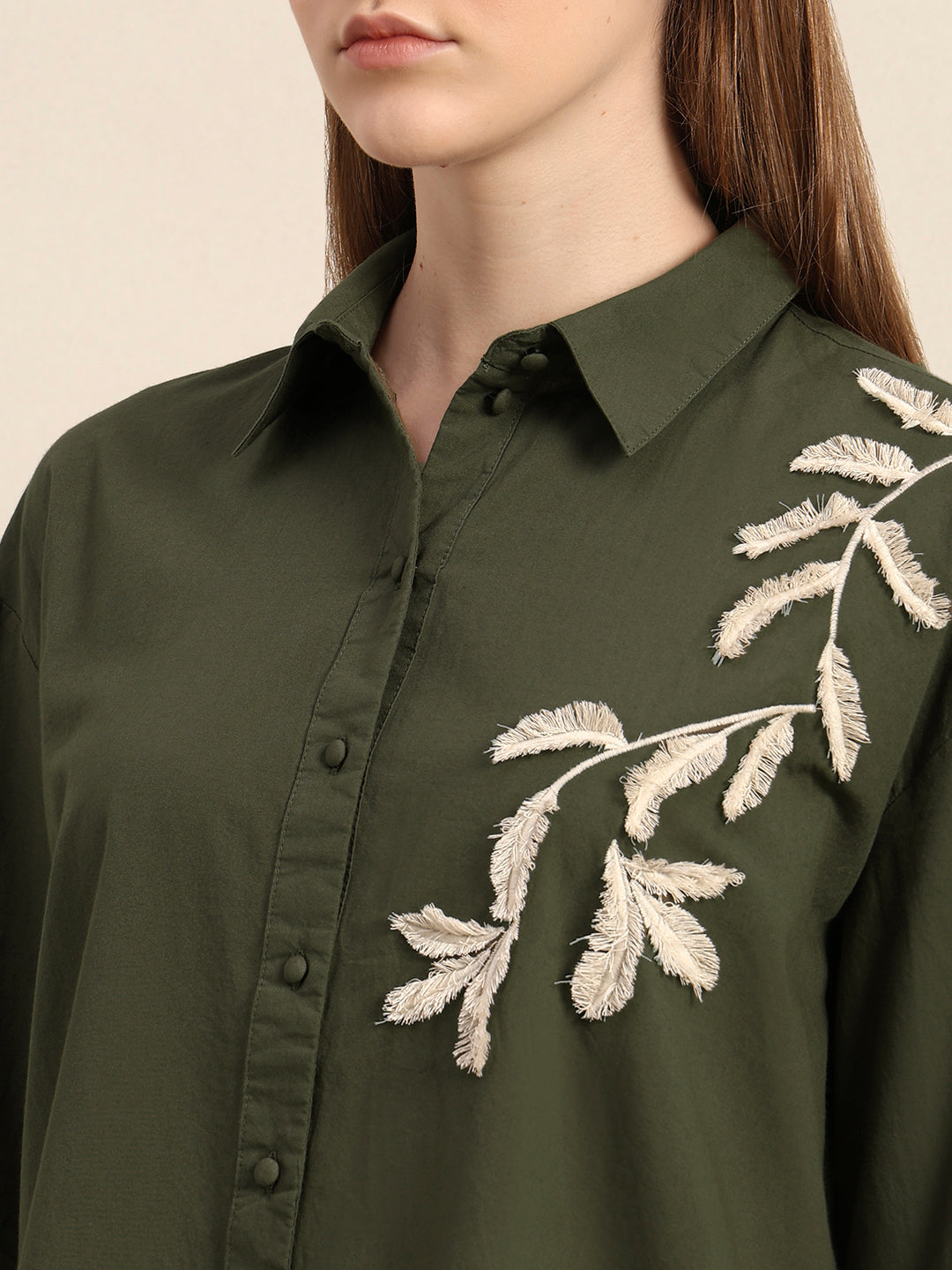 Organic Cotton Embroidered Shirt