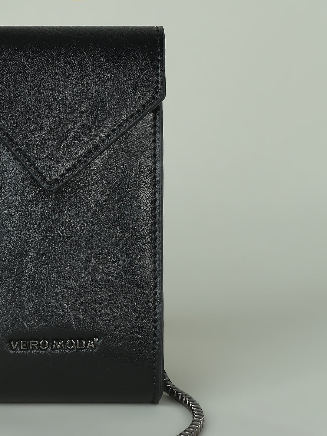 Black Chain Strap Sling Bag