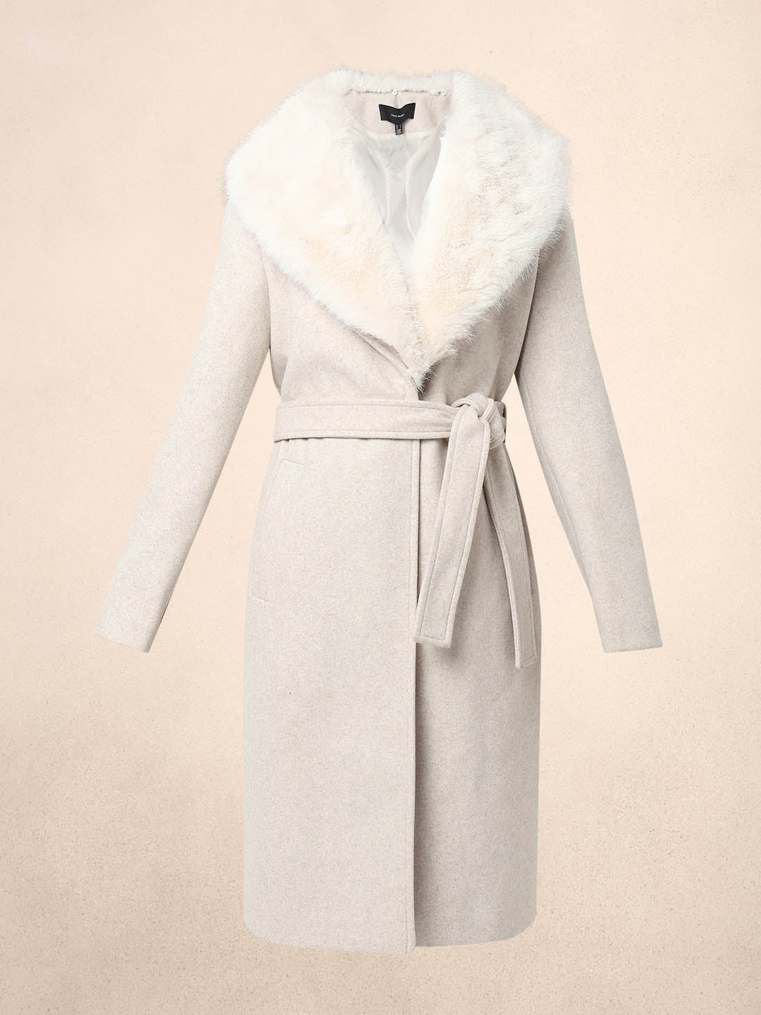 Off-White Belted Long Coat