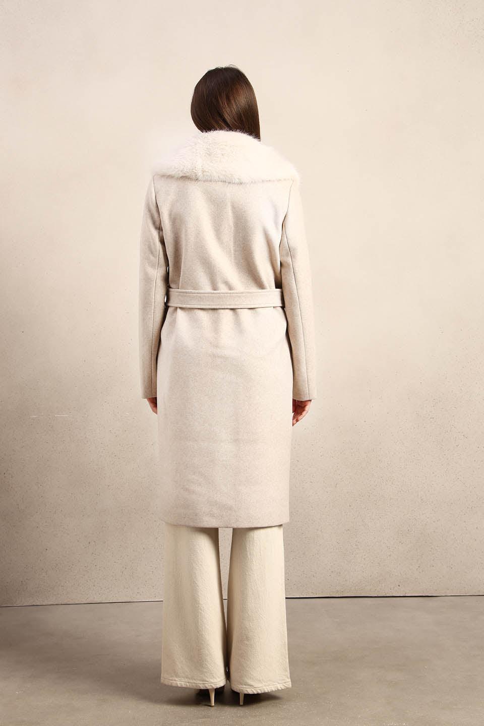 Off-White Belted Long Coat