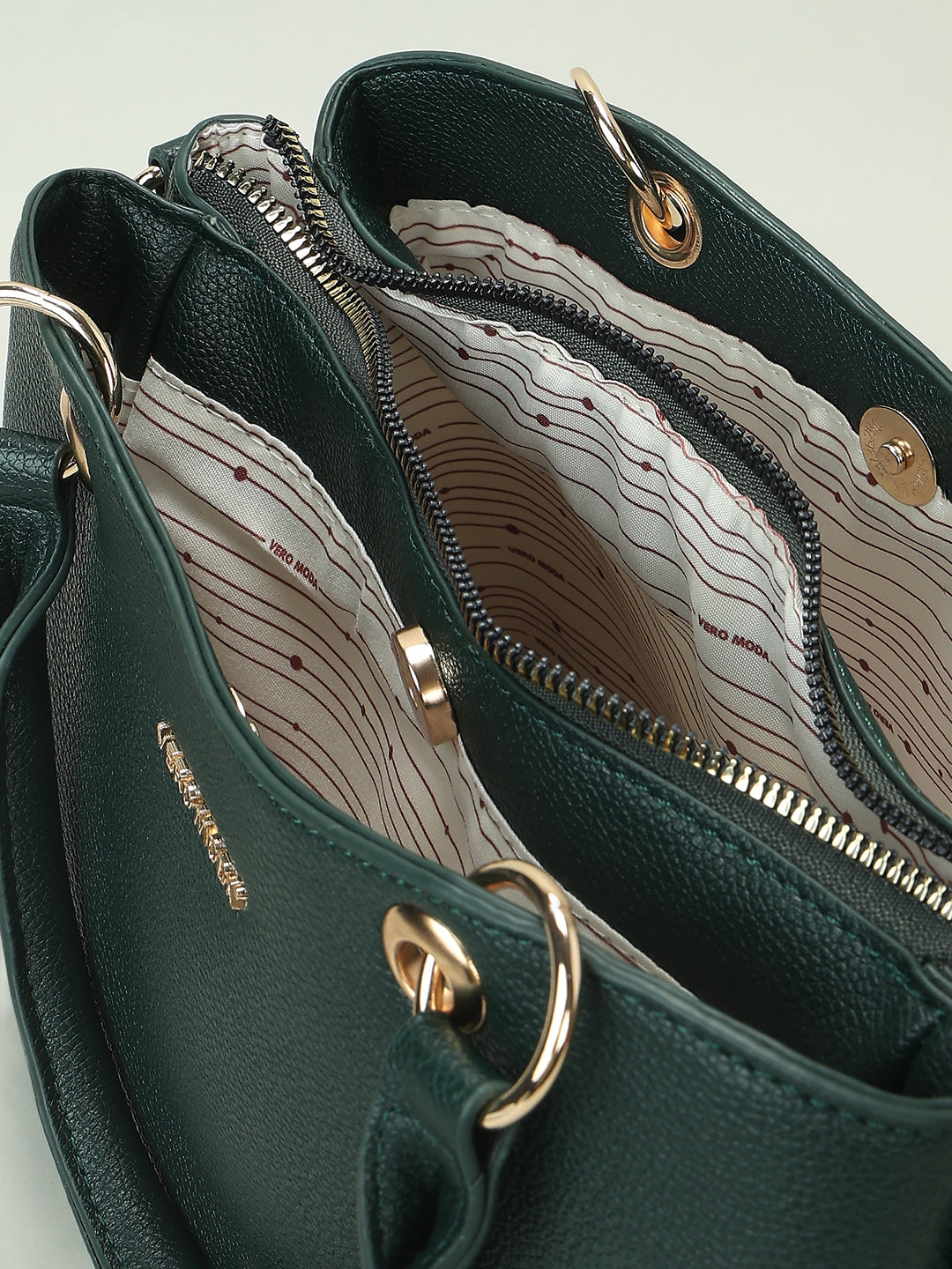 Green Detachable Strap Handbag