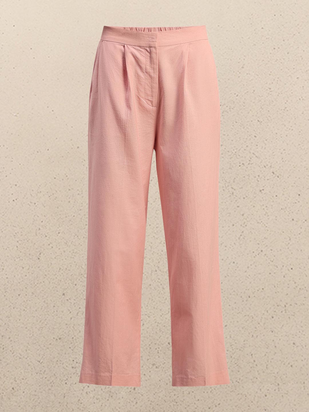 Pink Straight Fit Pants