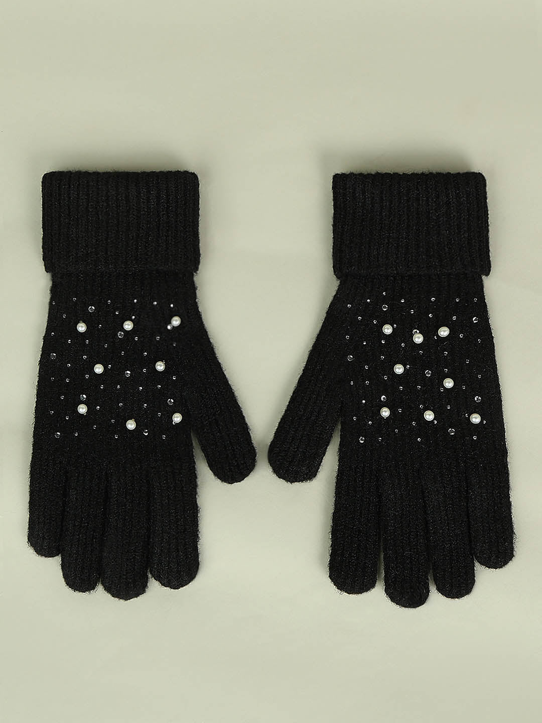 Embellished Pearl Gloves